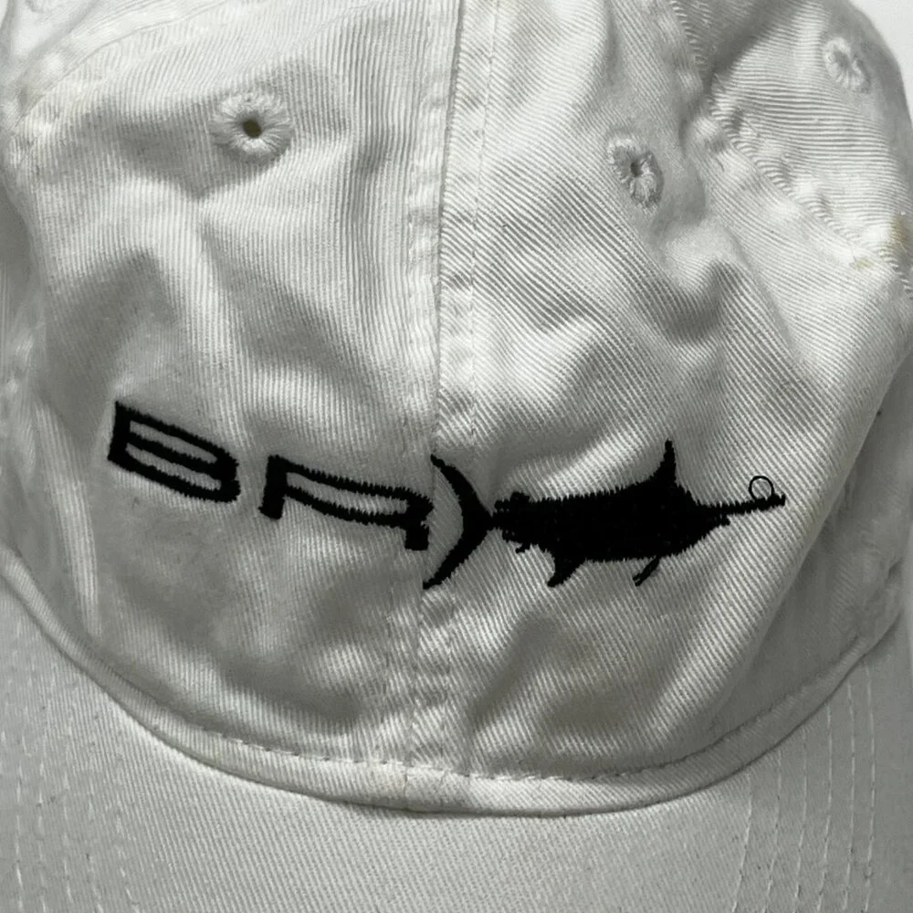 Legacy‎ White BR Fishing Hat White Kids Youth Stretch